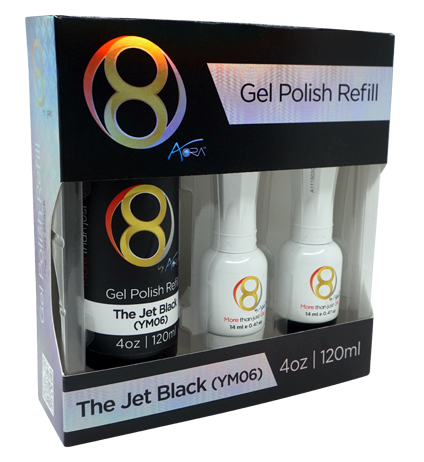 Aora The Jet Black Kit 4oz Refill, YM06, Free YM01 & YM06 0.47oz