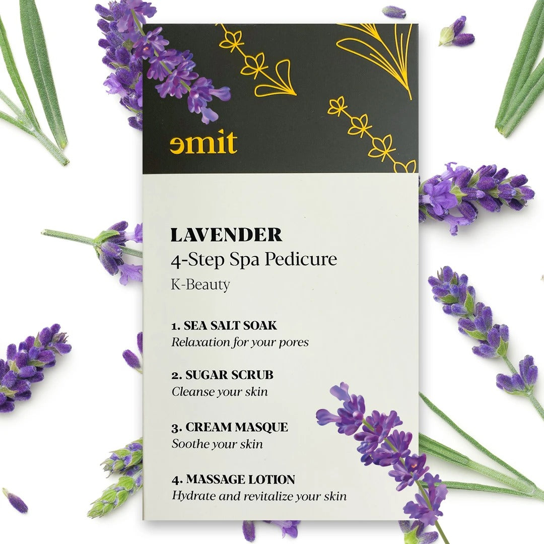 Emit Spa Pedicure 4 Step, LAVENDER OK1010VD