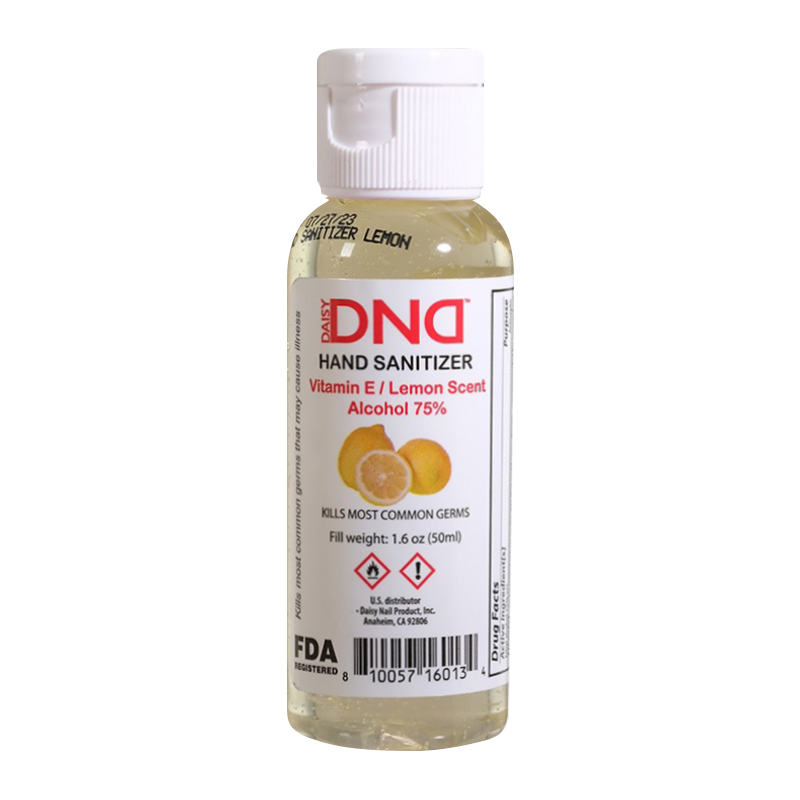 DND Scented Hand Sanitizer Gel, Lemon, 1.6oz OK0810VD