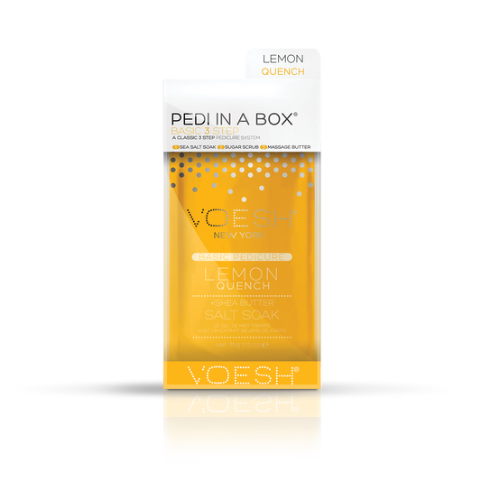 Voesh LEMON QUENCH Pedi in a Box Basic 3 Step, VPC118 LMN