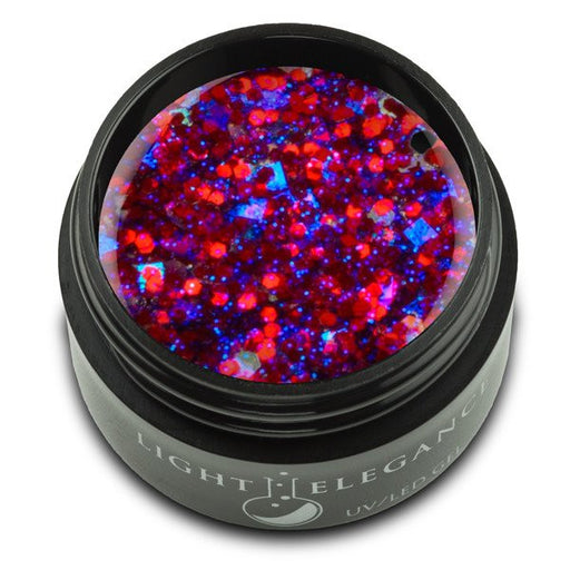 Light Elegance, UV/LED Glitter Gel, G942E, Love Boat, 17ml, KK