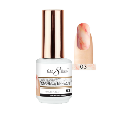 Cre8tion Marble Effect Gel / Lacquer, 03, 0.5oz, 0916-2064 KK1204