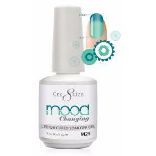 Cre8tion Mood Changing Gel Polish, M25, 0.5oz, 09125 KK1004 BB