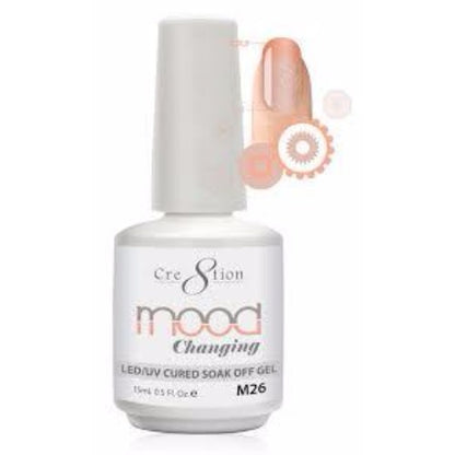 Cre8tion Mood Changing Gel Polish, M26, 0.5oz, 09126  KK1004 BB