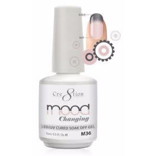 Cre8tion Mood Changing Gel Polish, M36, 0.5oz, 09136 KK1004 BB