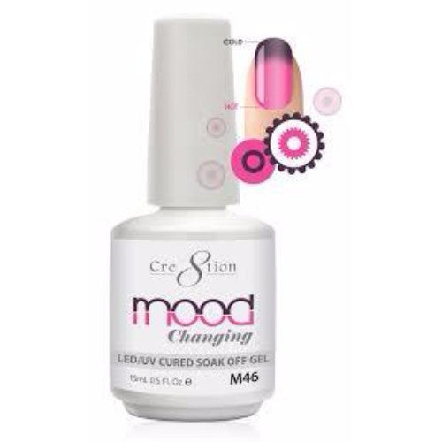 Cre8tion Mood Changing Gel Polish, M46, 0.5oz