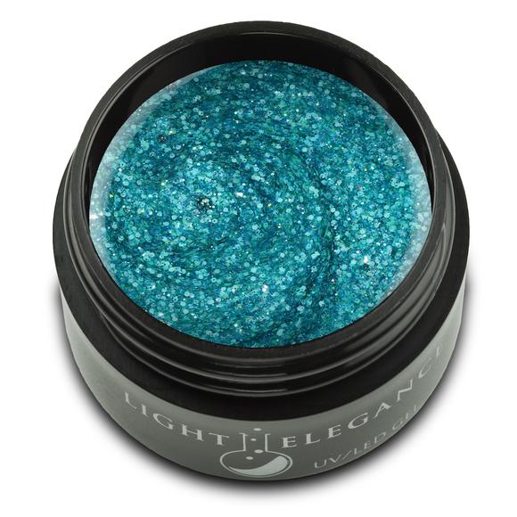 Light Elegance, UV/LED Glitter Gel, Maliblue, 17ml