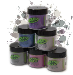 SNS Gelous Dipping Powder, Matte Collection, 1oz, Full Line Of 6 Colors (from MC01 to MC06)