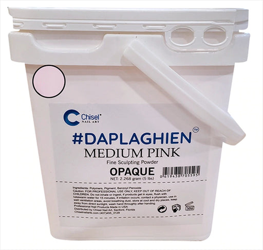 Chisel Fine Sculpting Powder Dap La Ghien (Daplaghien), Pink & White Collection, MEDIUM PINK, 5lbs OK0908VD