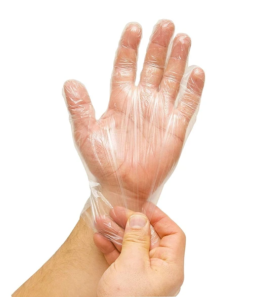 Great Gloves Polyethylene Disposable Gloves, Size L, 500pcs/box, HPDE500-L OK0525VD