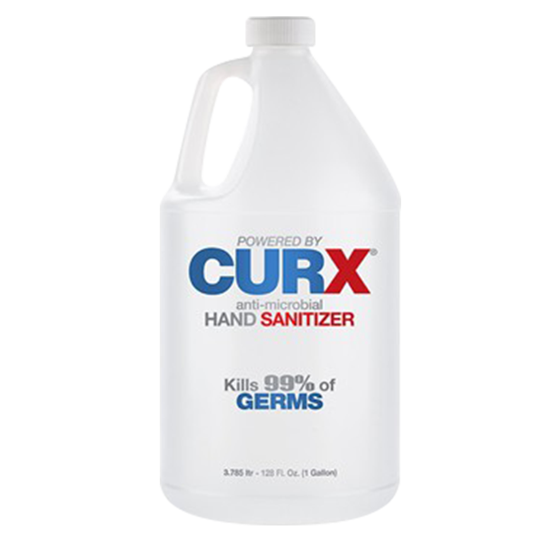 Curx Anti-Microbial Spray Hand Sanitizer SOLUTION, 1Gal OK0406VD