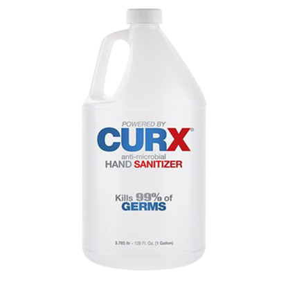 Curx Anti-Microbial Spray Hand Sanitizer SOLUTION, 1Gal OK0406VD