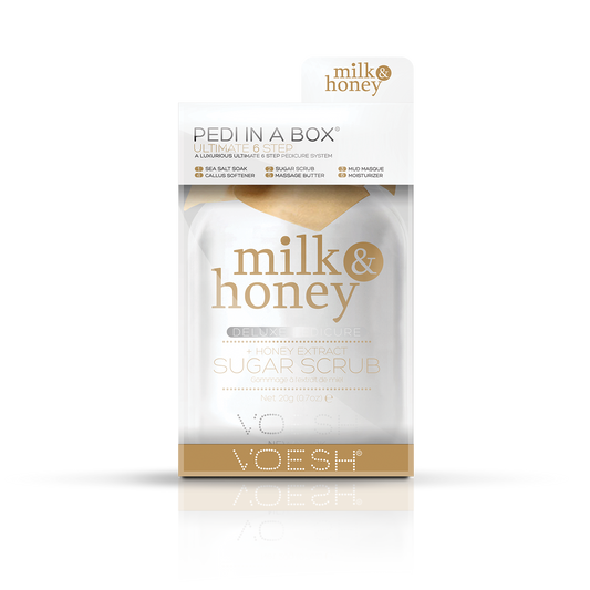 Voesh Pedi in a Box Ultimate 6 Step, MILK & HONEY, VPC607 MLK