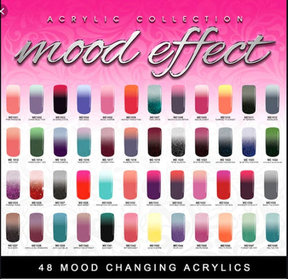 G & G Mood Effect Acrylic Powder, Full Line 48 Colors (From ME1001 To ME1048, Price: $9.5/pc)