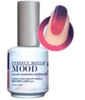LeChat Mood Perfect Match Color Changing Gel Polish, MPMG39, Wicked Love, 0.5oz KK0823 BB