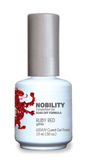 LeChat Nobility Gel, NBGP107, Ruby Red, 0.5oz