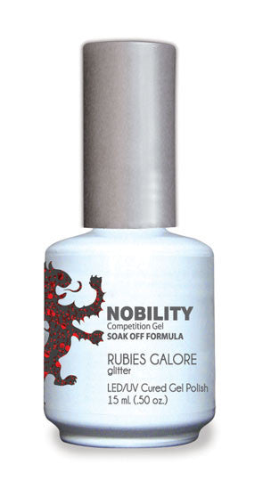 LeChat Nobility Gel, NBGP114, Rubies Galore, 0.5oz