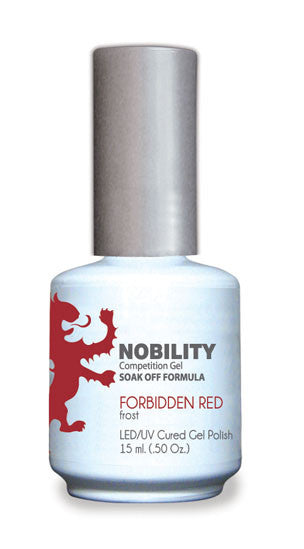 LeChat Nobility Gel, NBGP013, Forbidden Red, 0.5oz