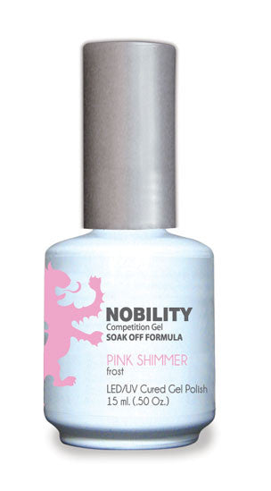 LeChat Nobility Gel, NBGP025, Pink Shimmer, 0.5oz