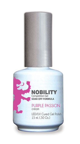 LeChat Nobility Gel, NBGP054, Purple Passion, 0.5oz