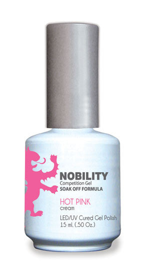 LeChat Nobility Gel, NBGP055, Hot Pink, 0.5oz