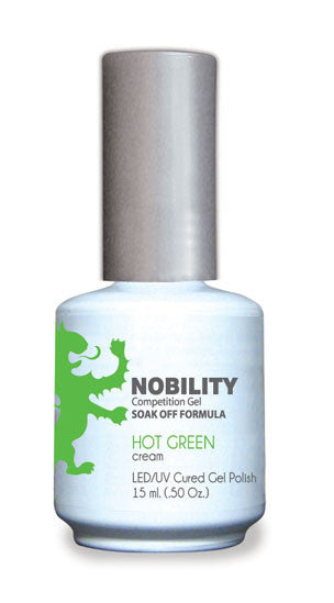 LeChat Nobility Gel, NBGP056, Hot Green, 0.5oz