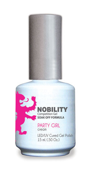 LeChat Nobility Gel, NBGP062, Party Girl, 0.5oz