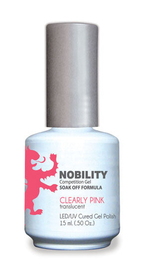 LeChat Nobility Gel, NBGP066, Clearly Pink, 0.5oz
