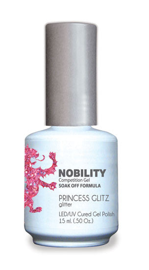 LeChat Nobility Gel, NBGP071, Princess Glitz, 0.5oz