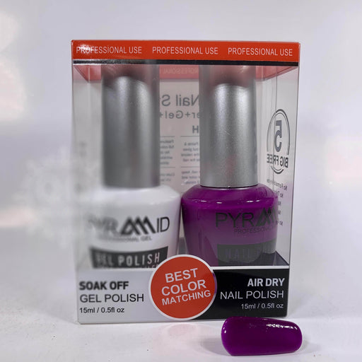 Pyramid Gel Polish + Nail Lacquer, NE44, Neon Collection, 0.5oz OK0529VD