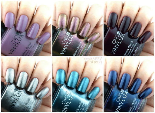 CND Vinylux, Nightspell Collection, Full line of 6 colors (from V250 to V255)