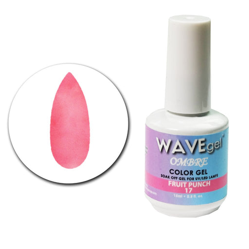Wave Gel Ombre Gel Polish, 17, Fruit Punch, 0.5oz OK1129
