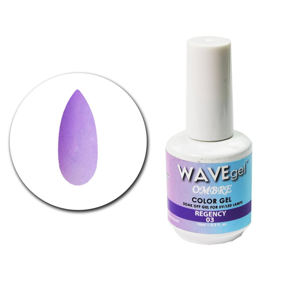 Wave Gel Ombre Gel Polish, 03, Regency, 0.5oz OK1129