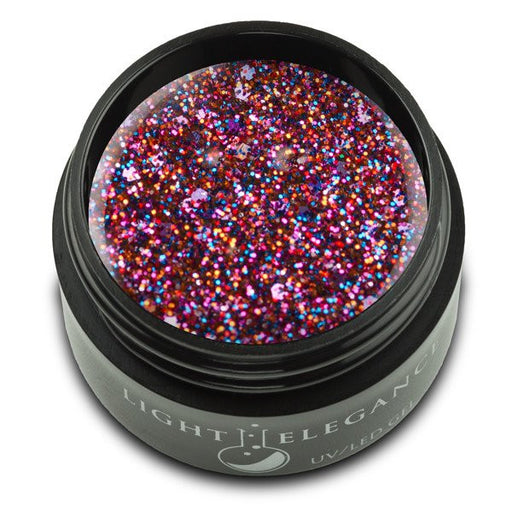 Light Elegance, UV/LED Glitter Gel, G842E, Party Patrol, 17ml KK