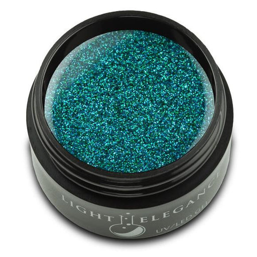 Light Elegance, UV/LED Glitter Gel, G829E, Peacock, 17ml KK