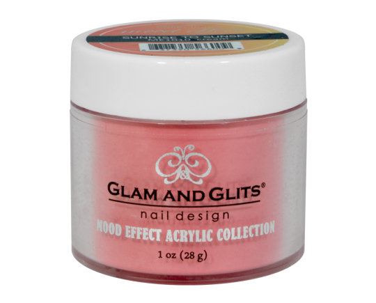 G & G Mood Effect Acrylic Powder, ME1010, Sunrise to Sunset, 1oz KK0426