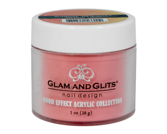 G & G Mood Effect Acrylic Powder, ME1010, Sunrise to Sunset, 1oz KK0426