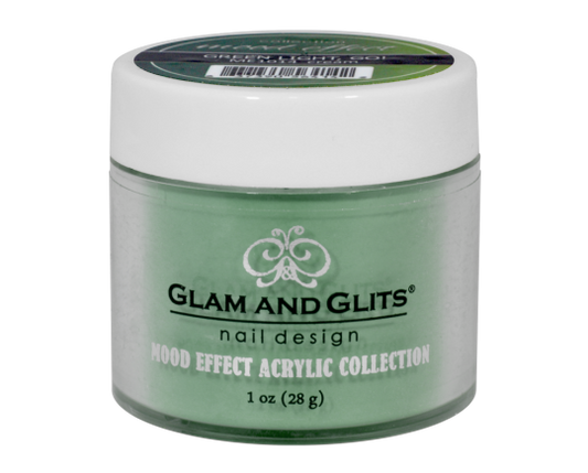 G & G Mood Effect Acrylic Powder, ME1014, Green Light, Go!, 1oz KK0426