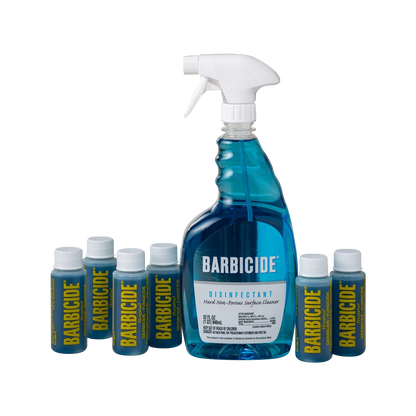 Barbicide Spray with Bullets (Package of 6pcs bottles 2oz & empty spray bottle) OK0428LK