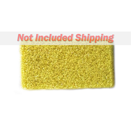 Airtouch Disposable Mini Pumice Sponge, YELLOW - COARSE, INNER CASE (Packing: 400 pcs/box)