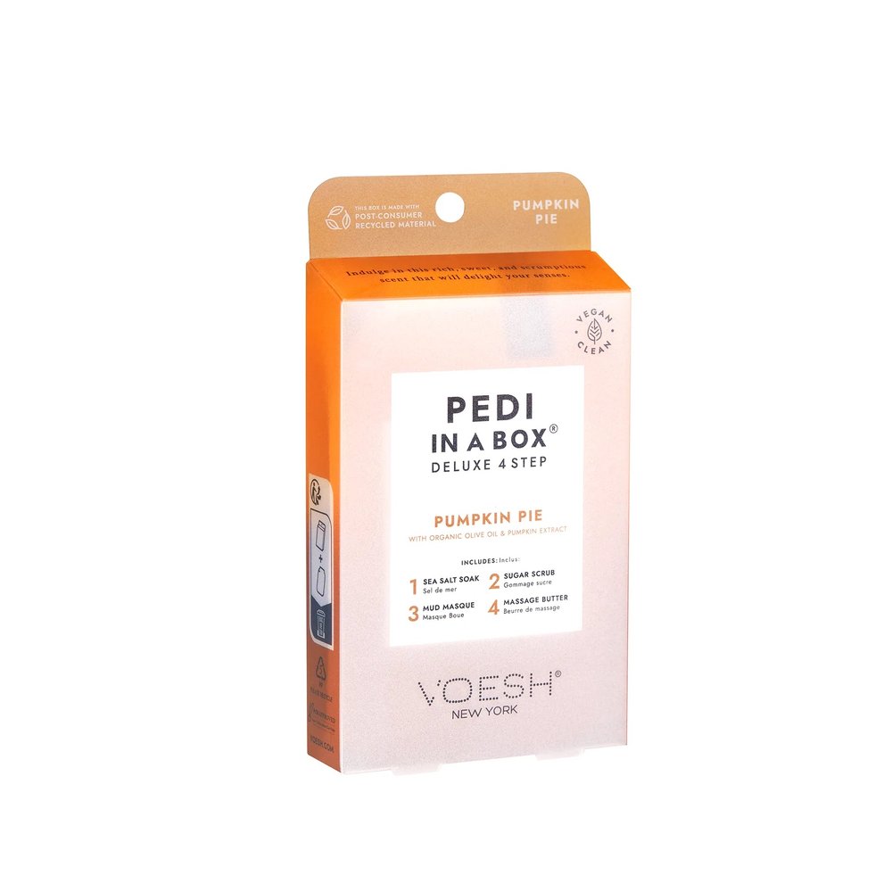 Voesh Pedi in a Box Deluxe 4 Step, PUMPKIN PIE, VPC208 PKS