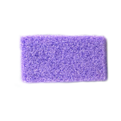 Airtouch Disposable Mini Pumice Sponge, PURPLE, INNER CASE (Packing: 400 pcs/box)