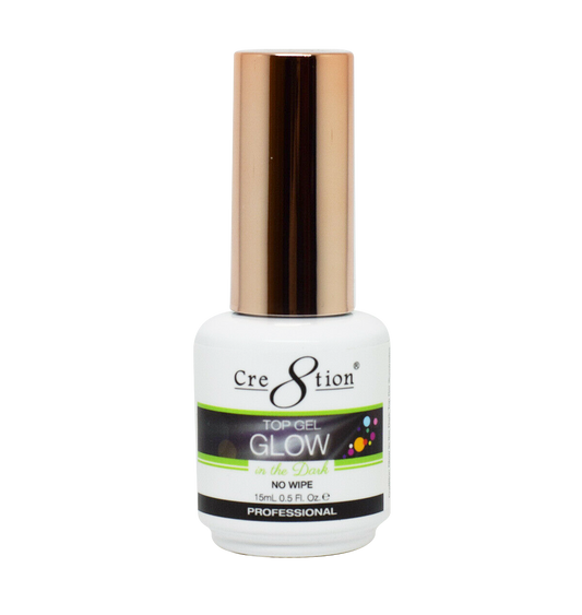 Cre8tion Glow In The Dark, Top Coat No Wipe, 0.5oz