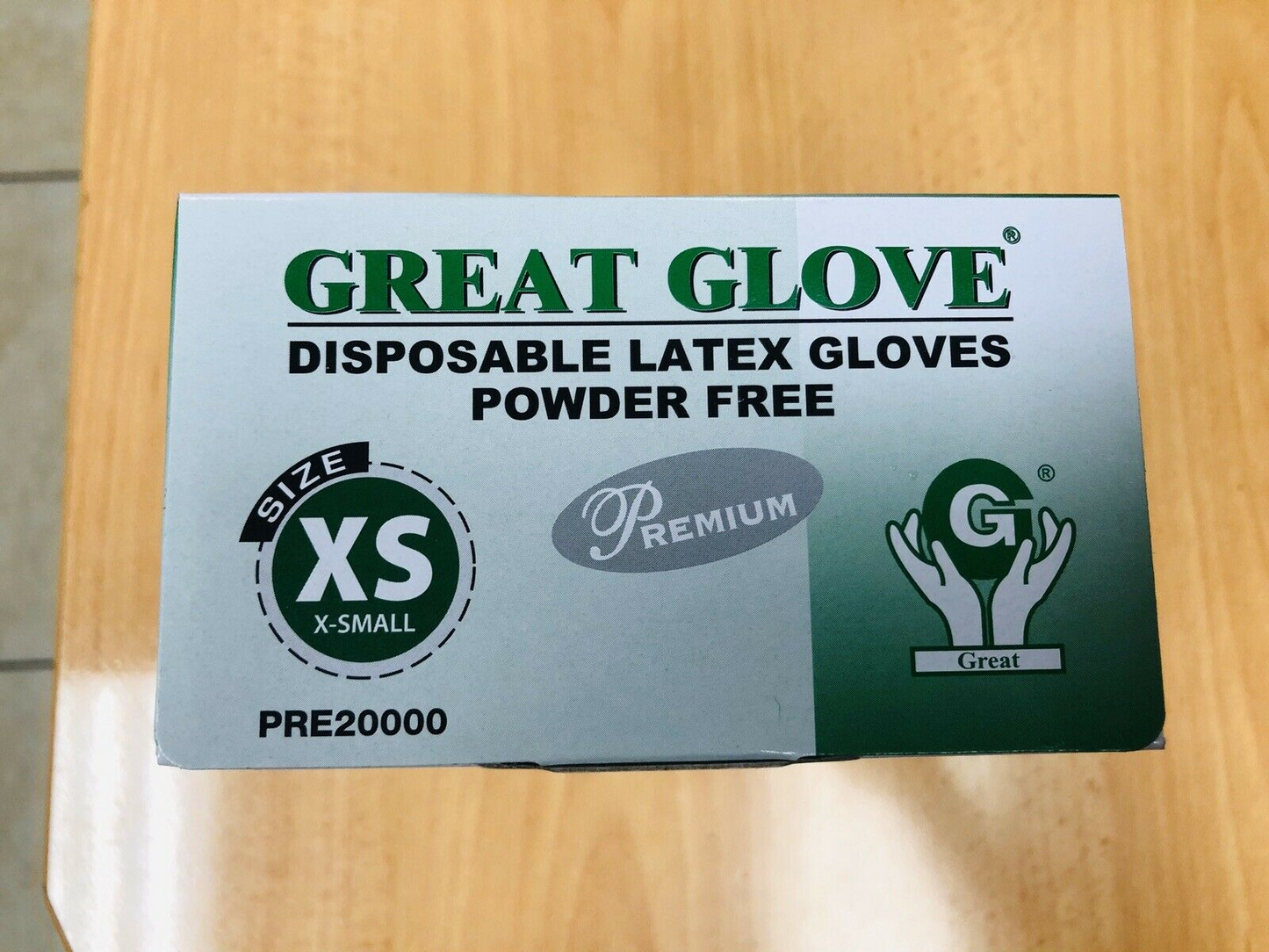 Great Glove Premium Non-Medical Latex Gloves, Size XS, 100pcs/box OK0525VD