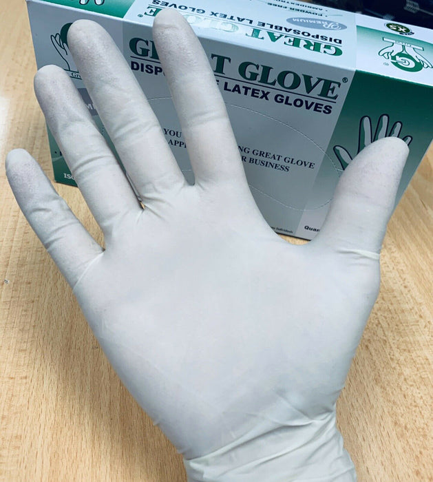 Great Glove Premium Non-Medical Latex Gloves, Size XS, 100pcs/box OK0525VD