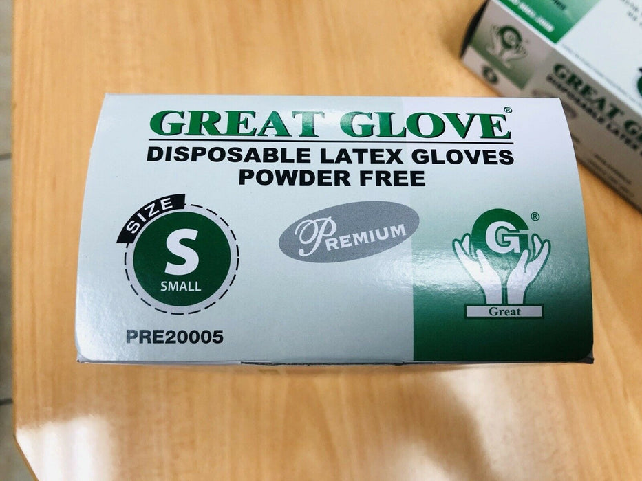 Great Glove Premium Non-Medical Latex Gloves, Size S, 100pcs/box OK0525VD
