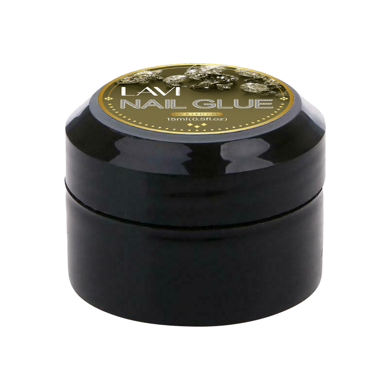 Lavi Nail Glue UV & LED Gel Jar, 0.5oz / 15g