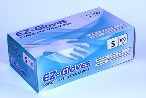 EZ-Gloves, Powder-Free Latex Gloves, Size S OK1207