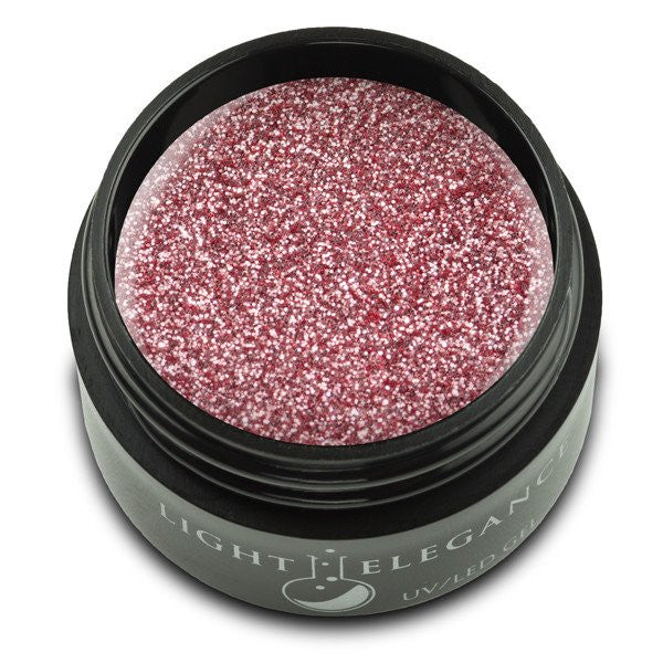 Light Elegance, UV/LED Glitter Gel, G800E, Salmon, 17ml KK