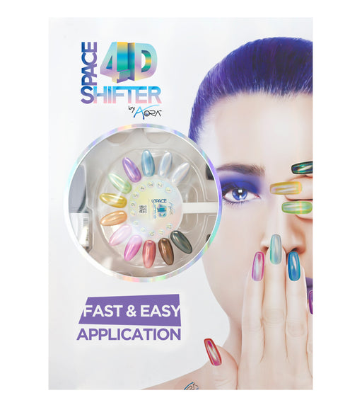 AORA 4D Space Shifter Gel Polish Full Line Of 12 Color (from 01 to 12), 0.5oz